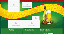Desktop Screenshot of bebidas85.com.br