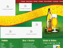 Tablet Screenshot of bebidas85.com.br